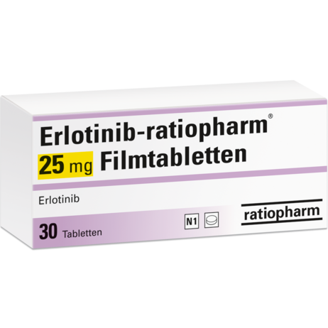 Erlotinib-ratiopharm® 25&nbsp;mg Filmtabletten