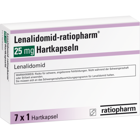Lenalidomid-ratiopharm® 25&nbsp;mg Hartkapseln
