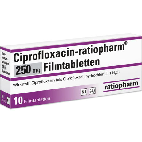 Ciprofloxacin-ratiopharm® 250&nbsp;mg Filmtabletten