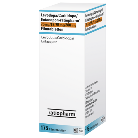 Levodopa/Carbidopa/Entacapon-ratiopharm® 75&nbsp;mg/18,75&nbsp;mg/200&nbsp;mg Filmtabletten