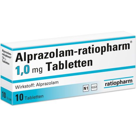 Alprazolam-ratiopharm® 1,0&nbsp;mg Tabletten
