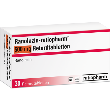 Ranolazin-ratiopharm® 500&nbsp;mg Retardtabletten