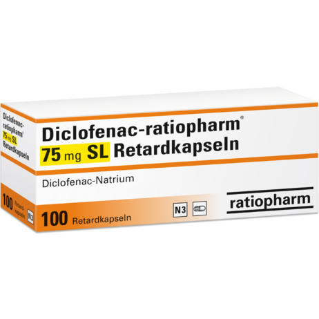 Diclofenac-ratiopharm® 75&nbsp;mg SL Retardkapseln