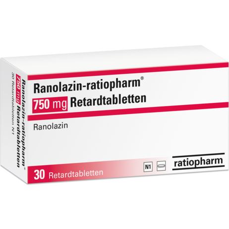 Ranolazin-ratiopharm® 750&nbsp;mg Retardtabletten