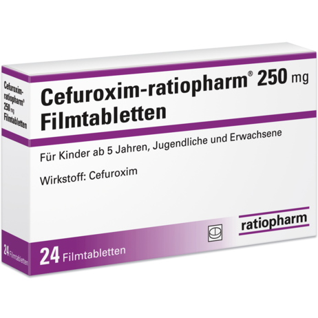Cefuroxim-ratiopharm® 250&nbsp;mg Filmtabletten