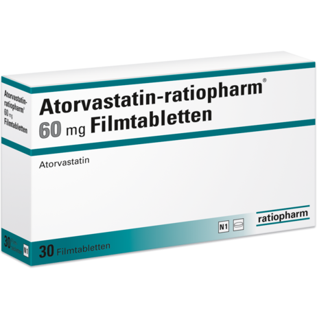 Atorvastatin-ratiopharm® 60&nbsp;mg Filmtabletten