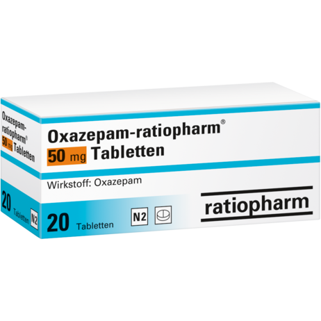 Oxazepam-ratiopharm® 50&nbsp;mg Tabletten
